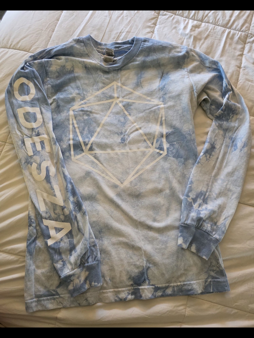 ODESZA Blue Tie-Dye Long Sleeve Tee